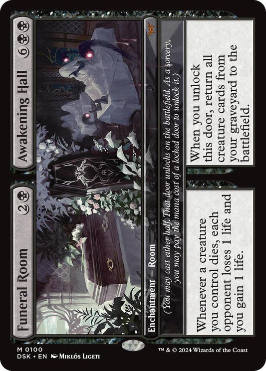 Funeral Room // Awakening Hall 100 Mythic Duskmourn: House of Horror NM/M