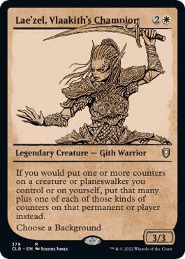 Lae'zel, Vlaakith's Champion (Showcase) 378 Commander Legends: Battle for Baldur's Gate Foil NM/M