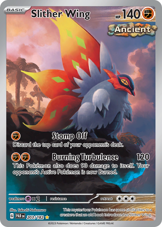 Slither Wing 203/182 Illustration Rare Paradox Rift NM/M