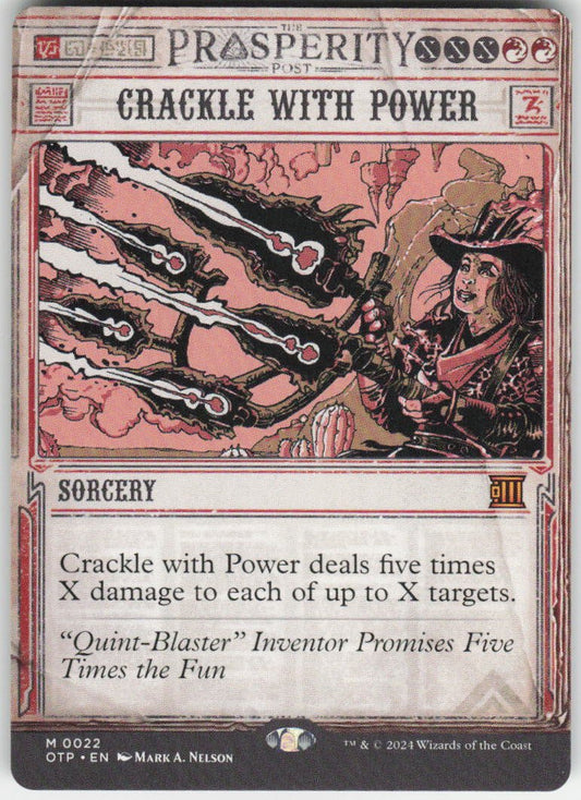 Crackle with Power M Outlaws of Thunder Junction: Breaking News 22 NM