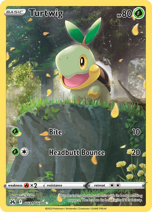 Turtwig GG31/GG70 Trainer Gallery Rare Crown Zenith Galarian Gallery Holo NM/M