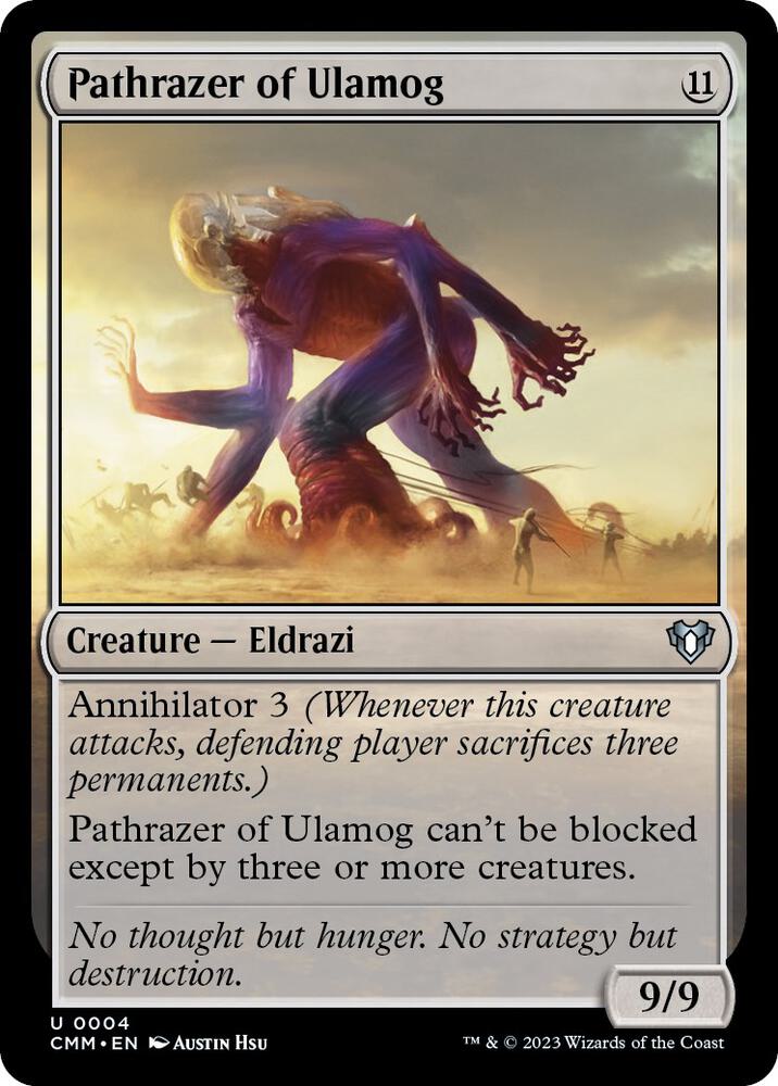 Pathrazer of Ulamog 4 Uncommon Commander Masters NM/M