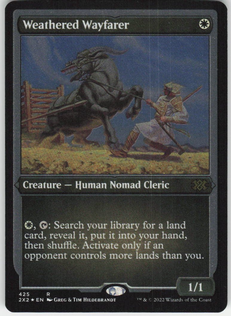 Weathered Wayfarer (Foil Etched) R Double Masters 2022 425 NM