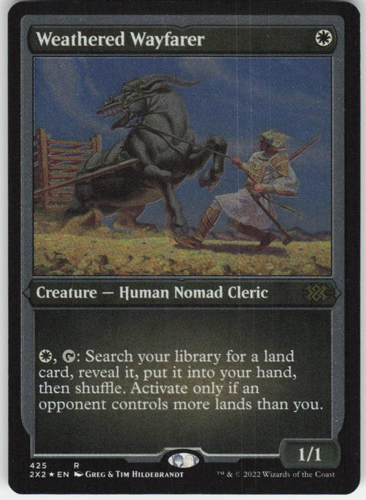 Weathered Wayfarer (Foil Etched) R Double Masters 2022 425 NM