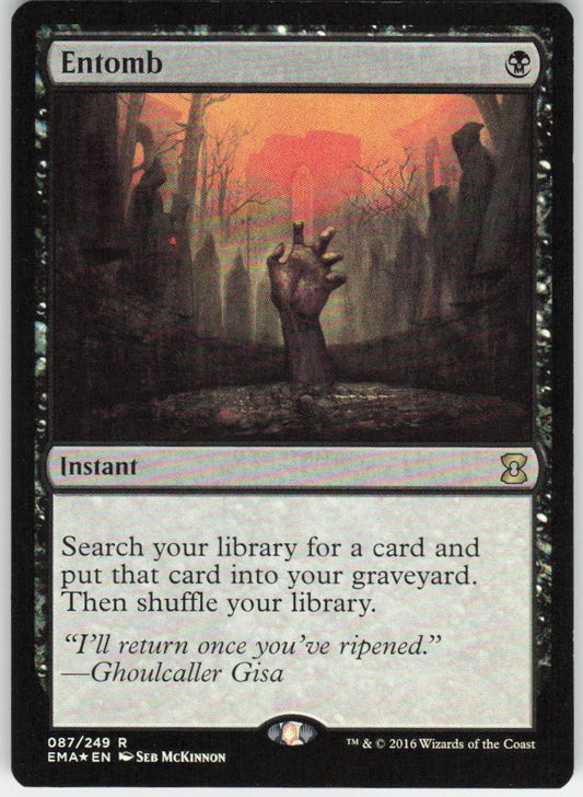 Entomb R Eternal Masters 87 NM