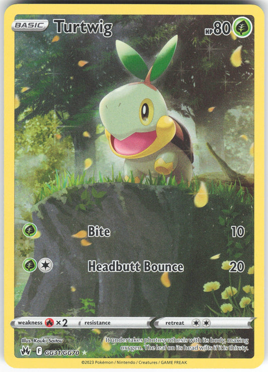 Turtwig Ultra Rare Crown Zenith: Galarian Gallery GG31/GG70 NM