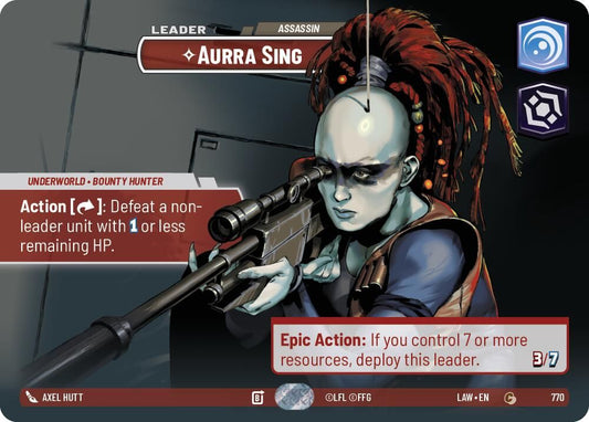 Aurra Sing - Assassin (Showcase) 770 Common Foil A Lawless Time NM/M