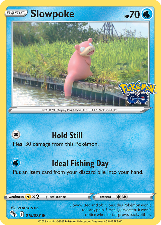 Slowpoke 019/078 Common Pokemon GO NM/M