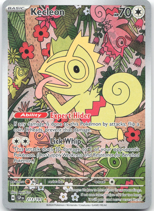 Kecleon - Illustration Rare SV08: Surging Sparks 213/191 NM