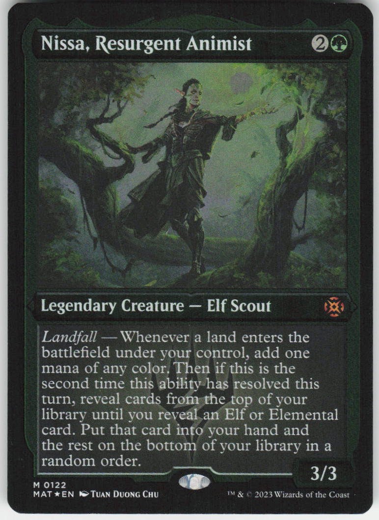 Nissa, Resurgent Animist (Foil Etched) M March of the Machine: The Aftermath 122 NM