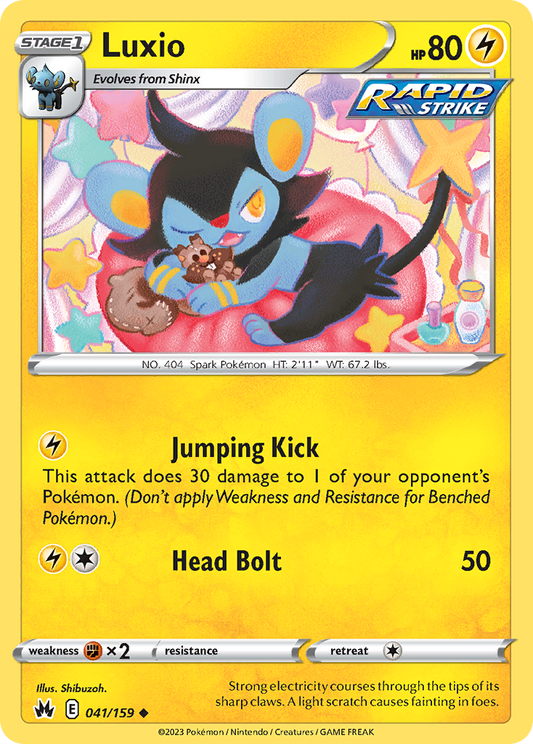 Luxio 041/159 Uncommon Crown Zenith NM/LP