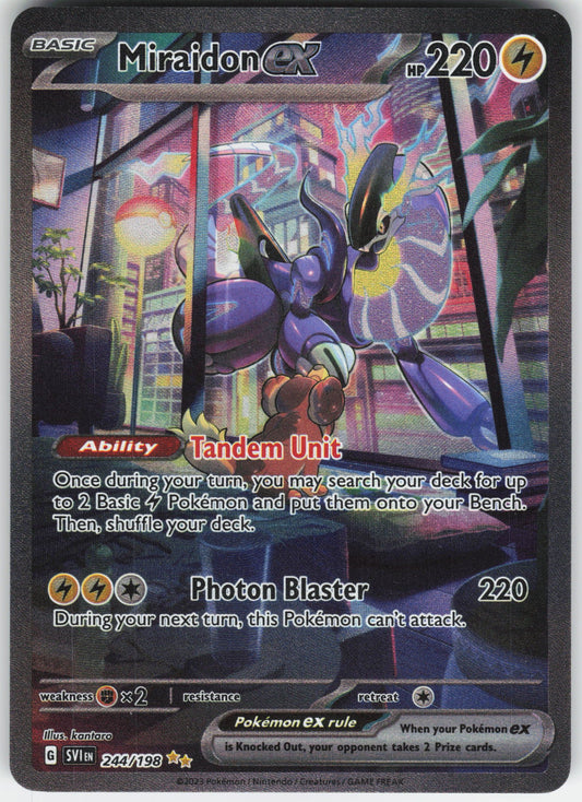 Miraidon ex Special Illustration Rare SV01: Scarlet & Violet Base Set 244/198 NM