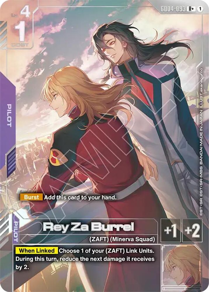 Rey Za Burrel (R+) GD04-093 R+ Phantom Aria NM/M