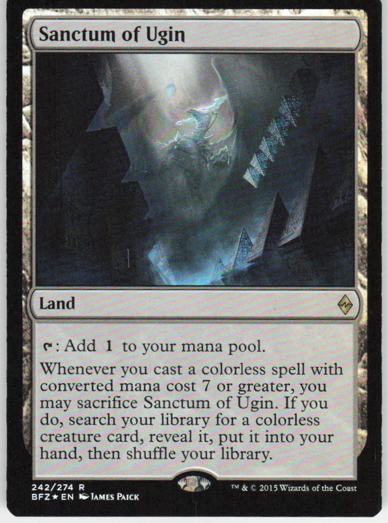 Sanctum of Ugin R Battle for Zendikar 242 NM