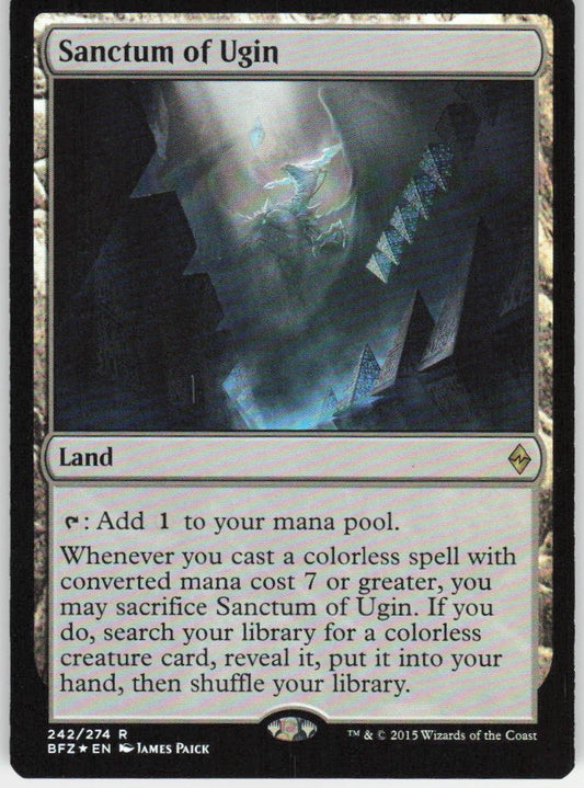 Sanctum of Ugin R Battle for Zendikar 242 NM