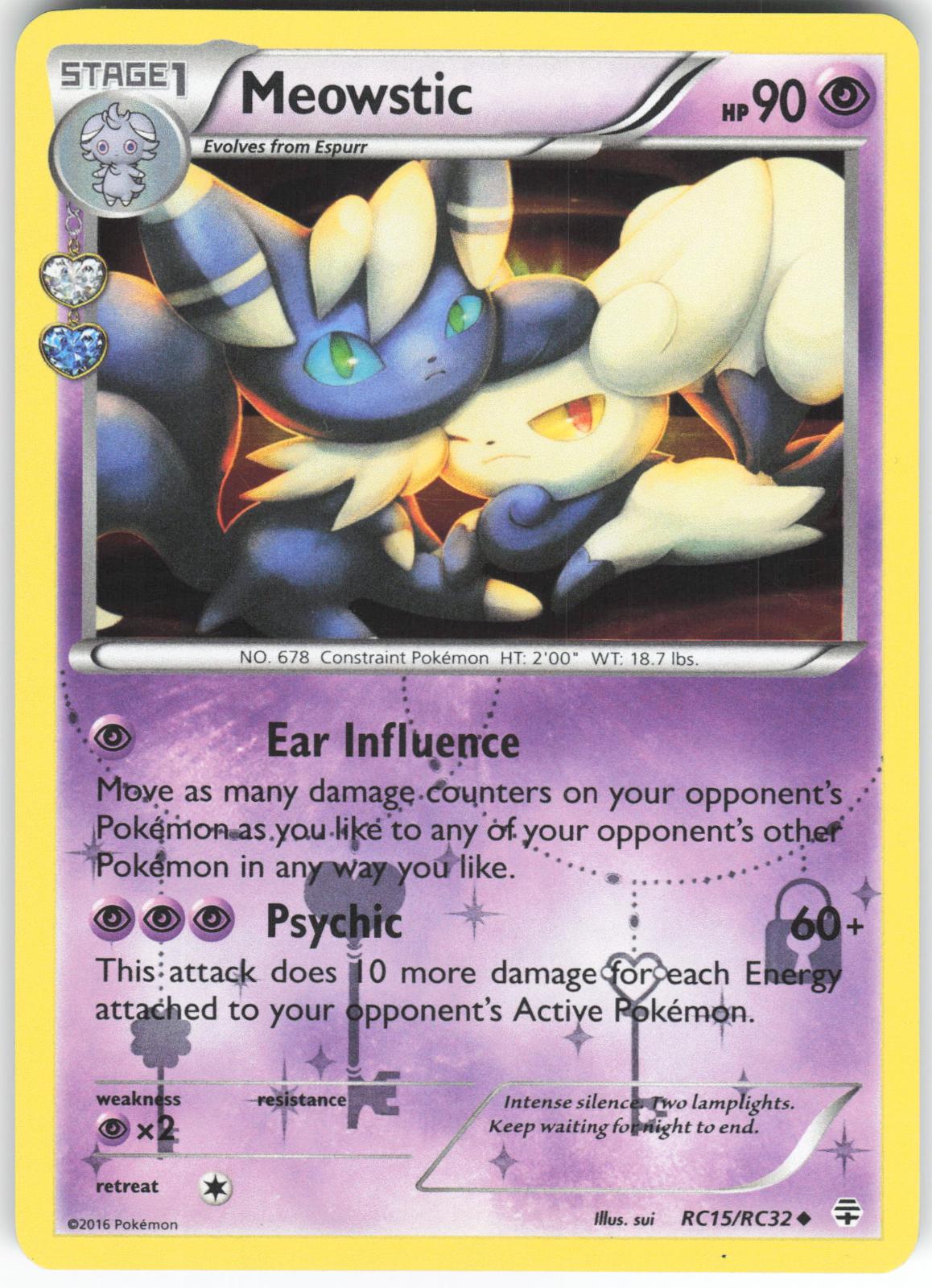 Meowstic RC15/RC32 Uncommon Generations LP