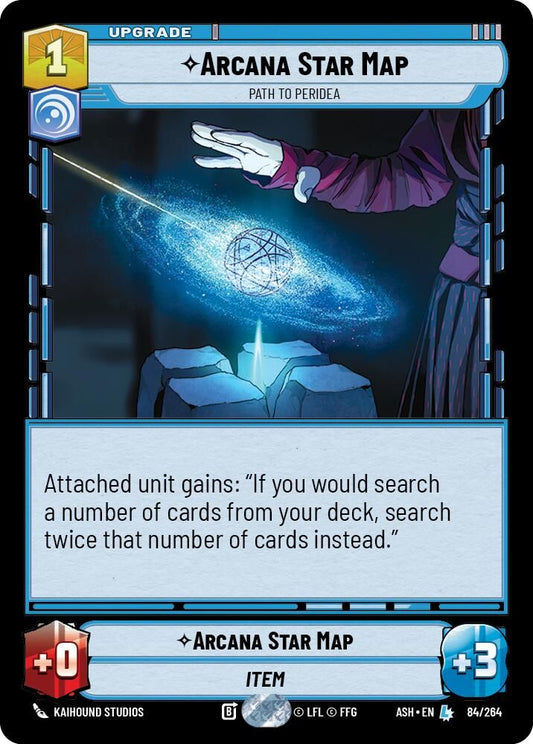 Arcana Star Map - Path to Peridea 84/264 Legendary Ashes of the Empire NM/M