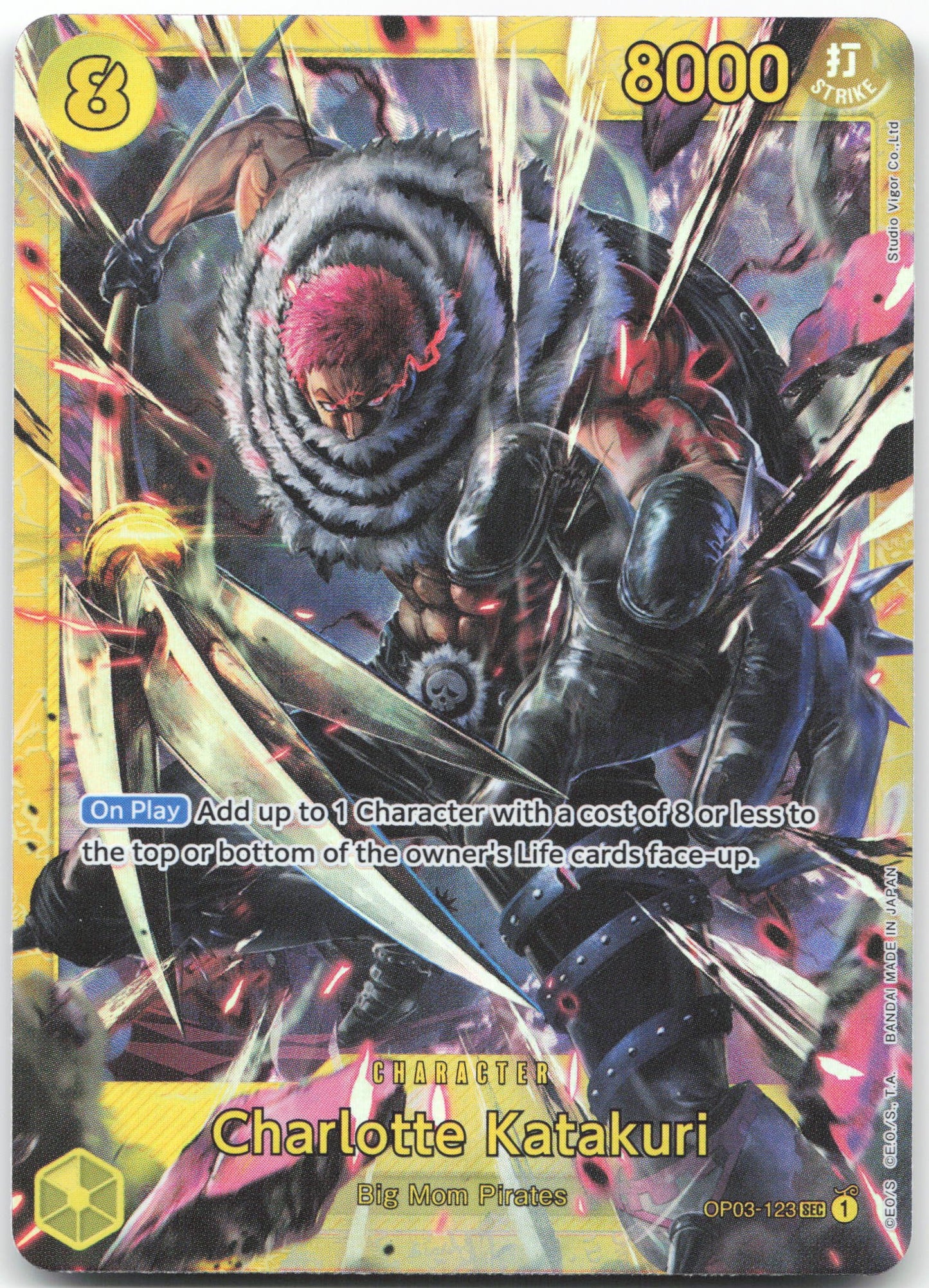 Charlotte Katakuri (123) SEC Pillars of Strength OP03-123 NM
