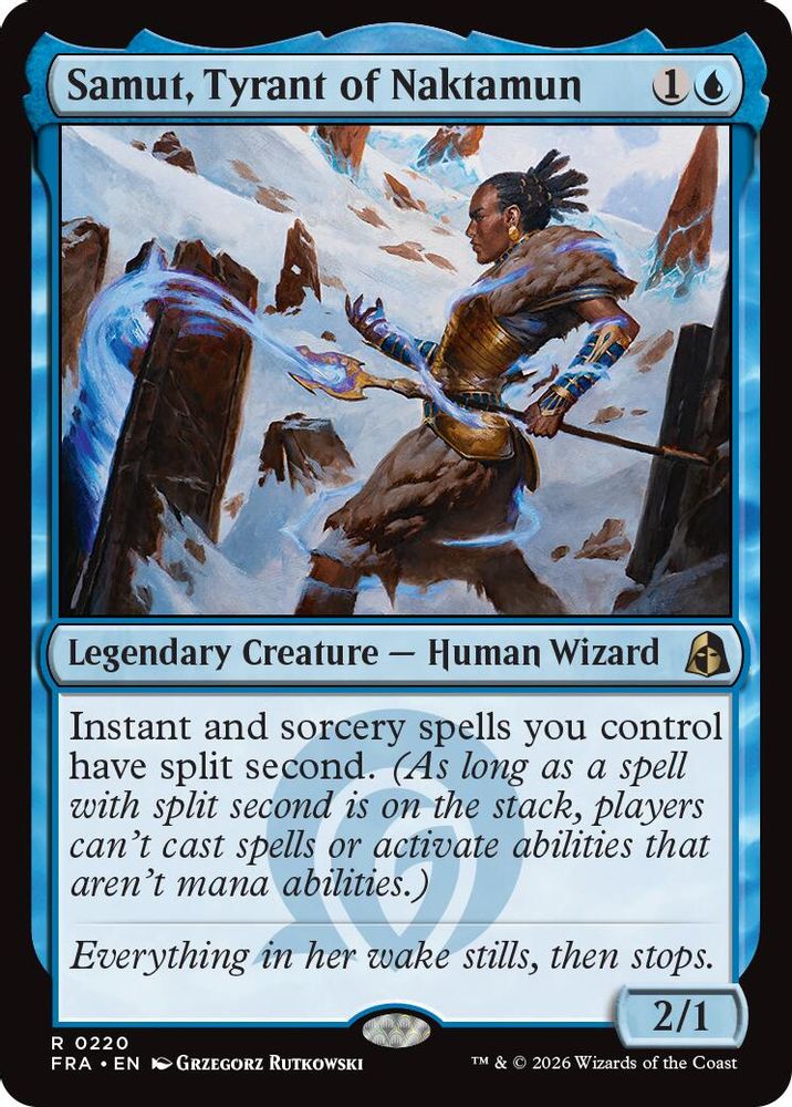 Samut, Tyrant of Naktamun 220 Rare Reality Fracture NM/M
