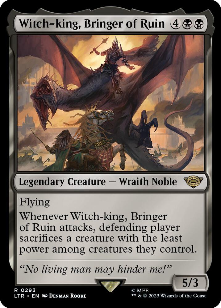 Witch-king, Bringer of Ruin 293 Universes Beyond: The Lord of the Rings: Tales of Middle-earth NM/M