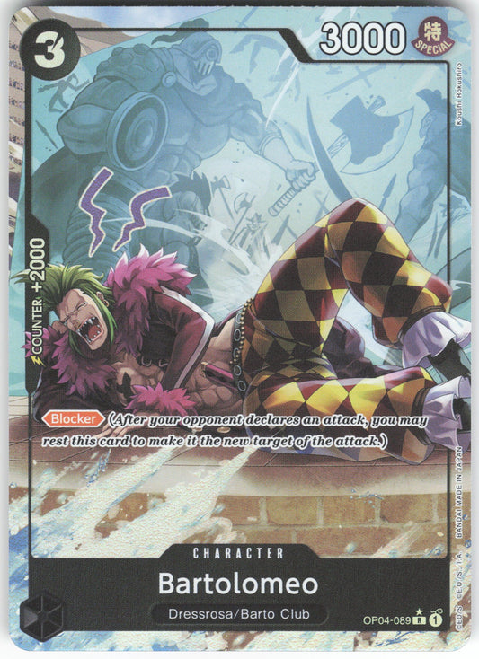 Bartolomeo () (Full Art) R Premium Booster -The Best- OP04-089 NM