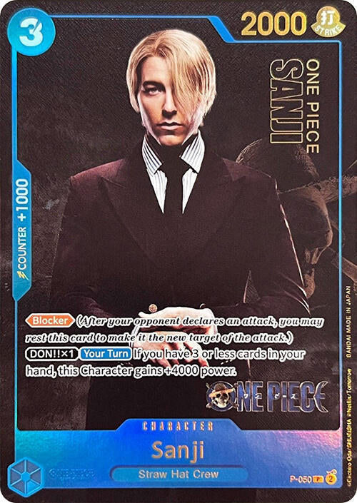 Sanji (Premium Card Collection -Live Action Edition-) P-050 One Piece Promotion Cards NM/M