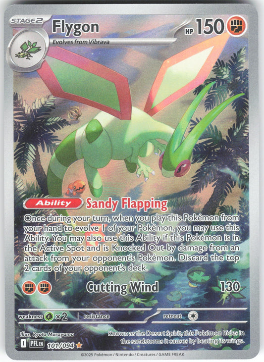 Flygon - Illustration Rare ME02: Phantasmal Flames 101/094 NM