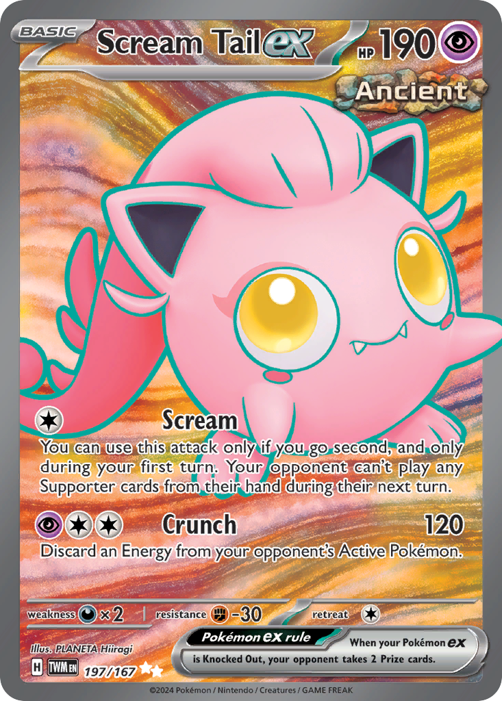 Scream Tail ex 197/167 Ultra Rare Twilight Masquerade NM/M