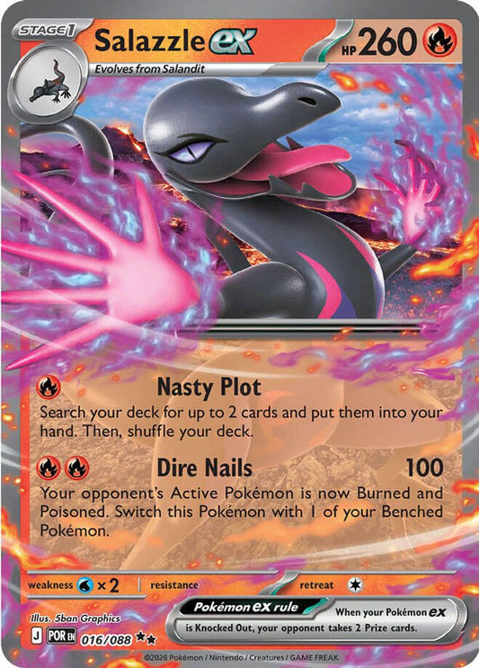 Salazzle ex 016/088 Double Rare Perfect Order NM/M