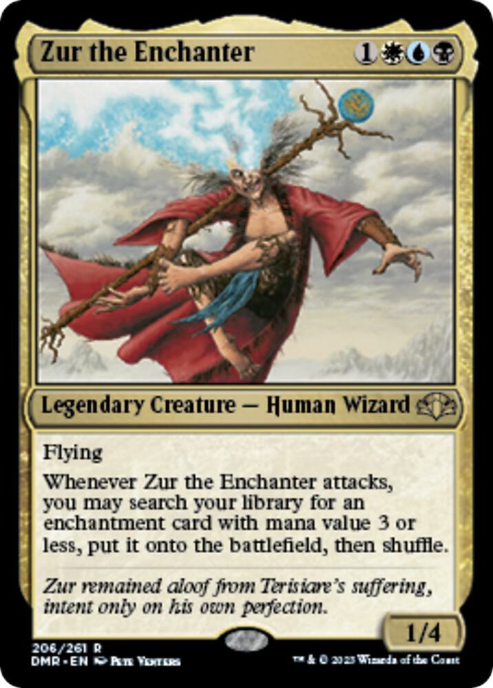 Zur the Enchanter 206 Foil Rare Dominaria Remastered NM/M