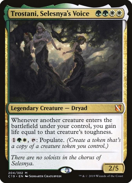 Trostani, Selesnya's Voice 204 Mythic Commander 2019 NM/M