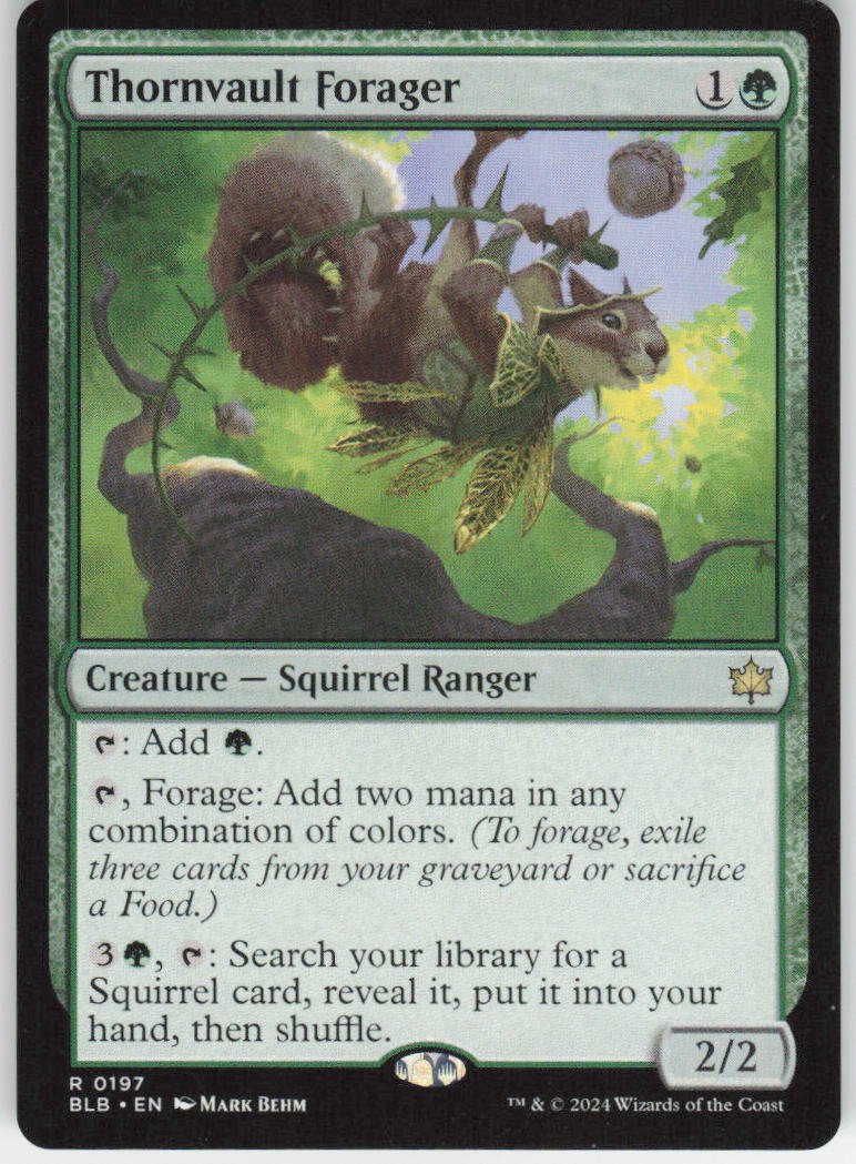 Thornvault Forager R Bloomburrow 197 NM