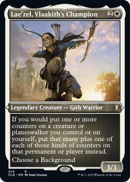 Lae'zel, Vlaakith's Champion (Foil Etched) 476 Commander Legends: Battle for Baldur's Gate Foil NM/M