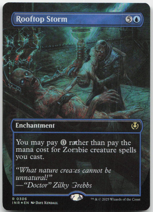 Rooftop Storm (Borderless) R Innistrad Remastered 306 NM