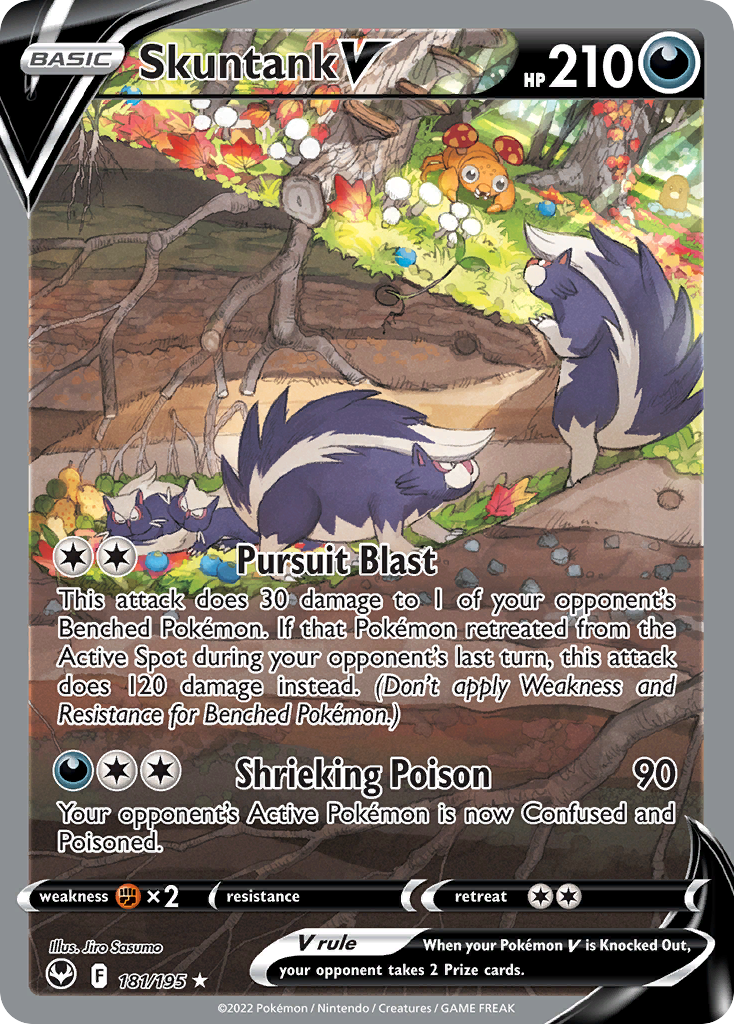 Skuntank V 181/195 Ultra Rare Silver Tempest NM/M