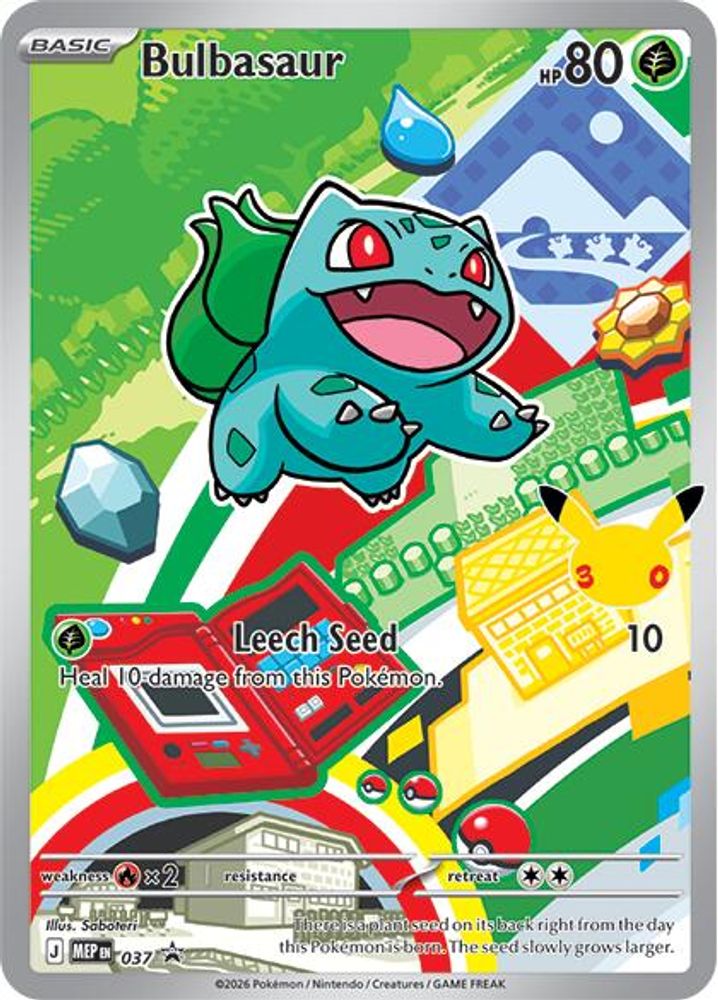 Bulbasaur 037 Promo ME: Mega Evolution Promo Holo NM/M