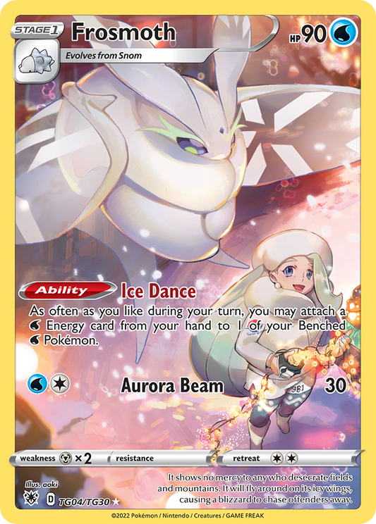 Frosmoth TG04/TG30 Astral Radiance Trainer Gallery Holo NM/M