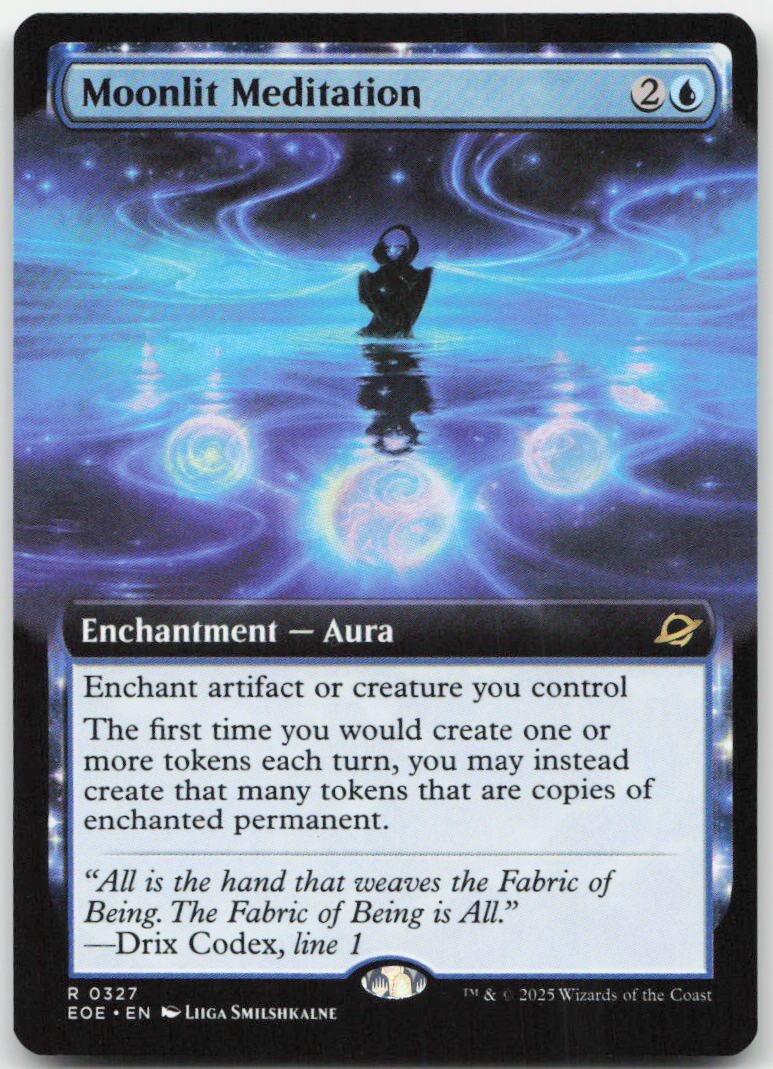 Moonlit Meditation (Extended Art) R Edge of Eternities 327 NM