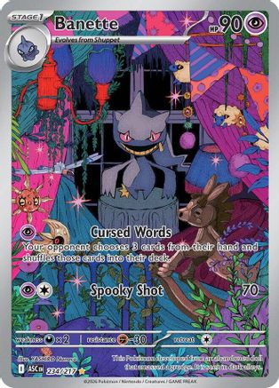 Banette 234/217 Illustration Rare Ascended Heroes NM/M