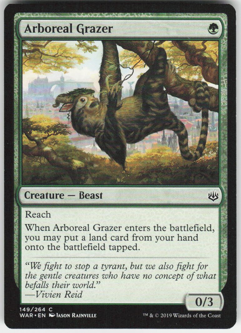 Arboreal Grazer C War of the Spark 149 NM