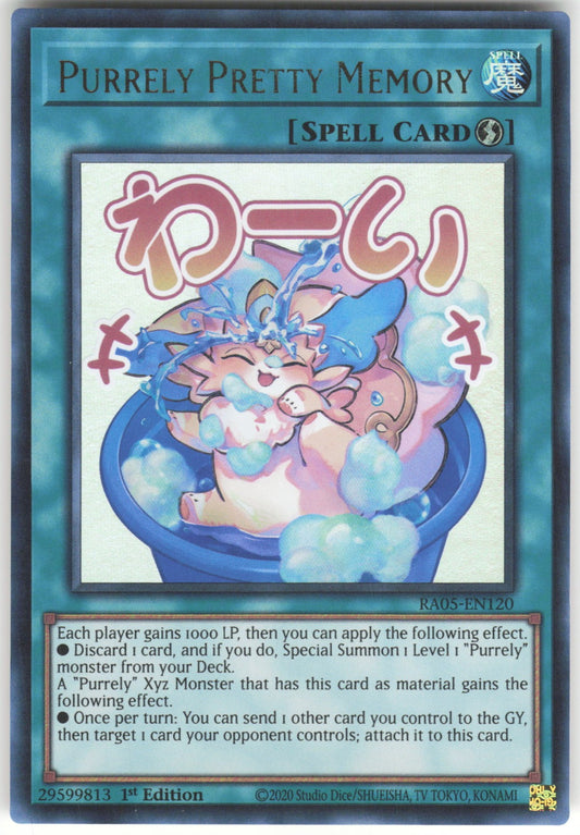 Purrely Pretty Memory Ultra Rare Rarity Collection 5 RA05-EN120 NM