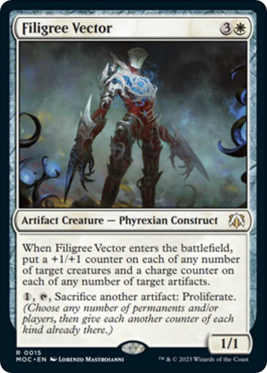 Filigree Vector 15 Rare Commander: March of the Machine NM/M