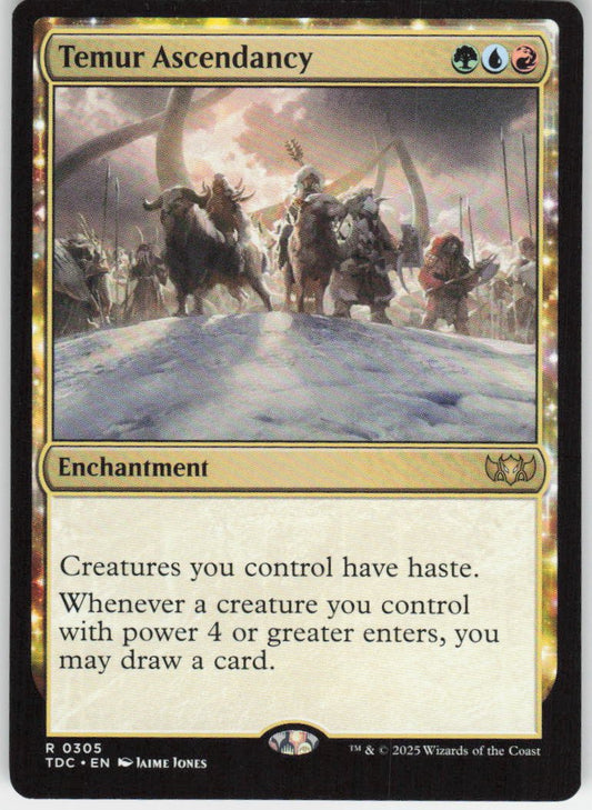 Temur Ascendancy R Commander: Tarkir: Dragonstorm 305 NM