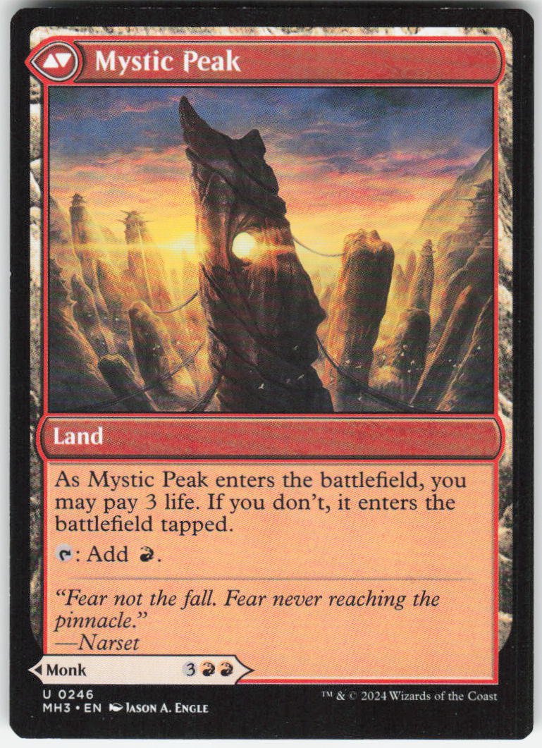 Pinnacle Monk U Modern Horizons 3 246 NM (Back)