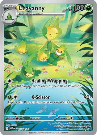 Leavanny 089/086 Illustration Rare White Flare NM/M