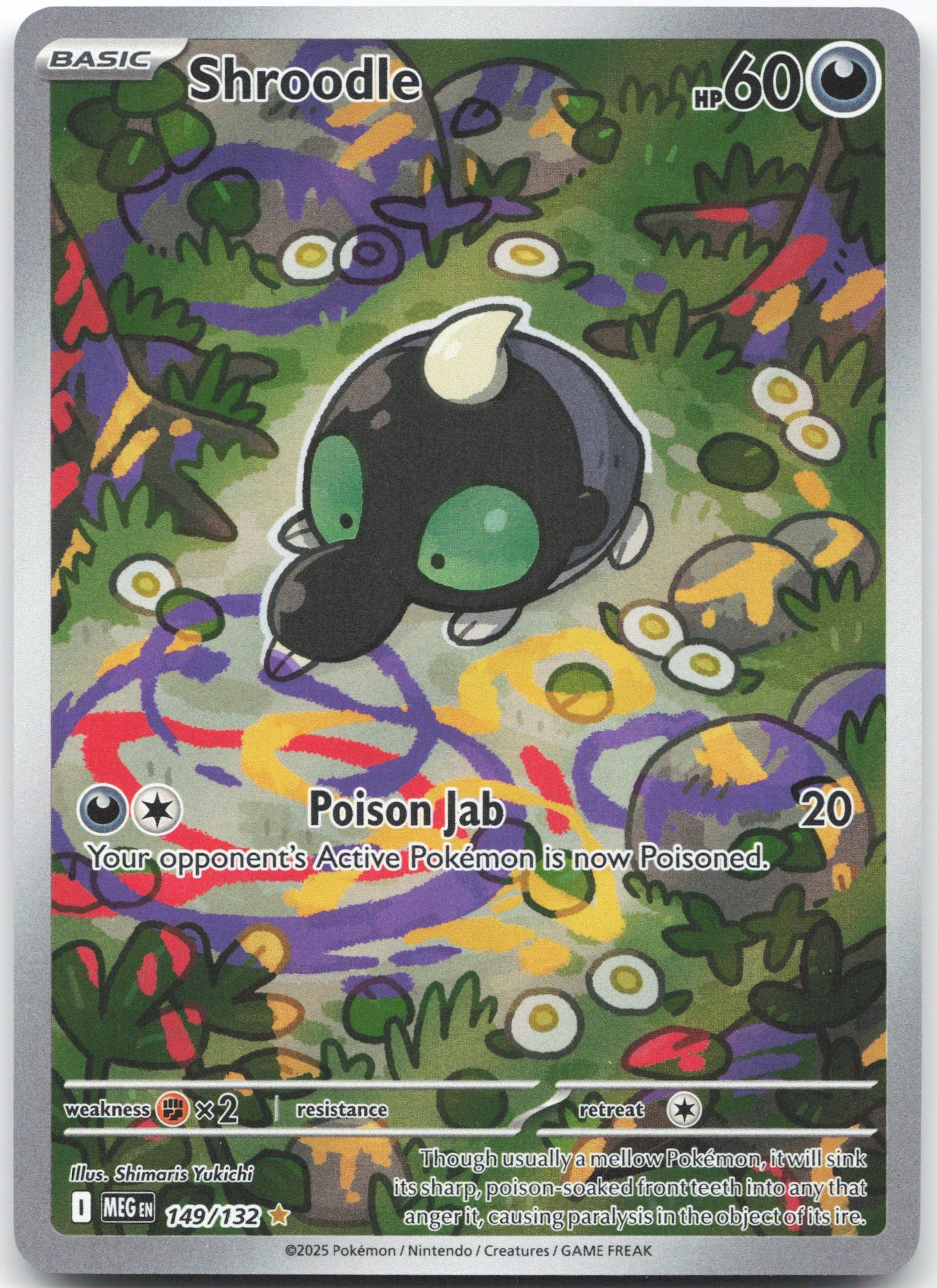Shroodle - Illustration Rare ME01: Mega Evolution 149/132 NM
