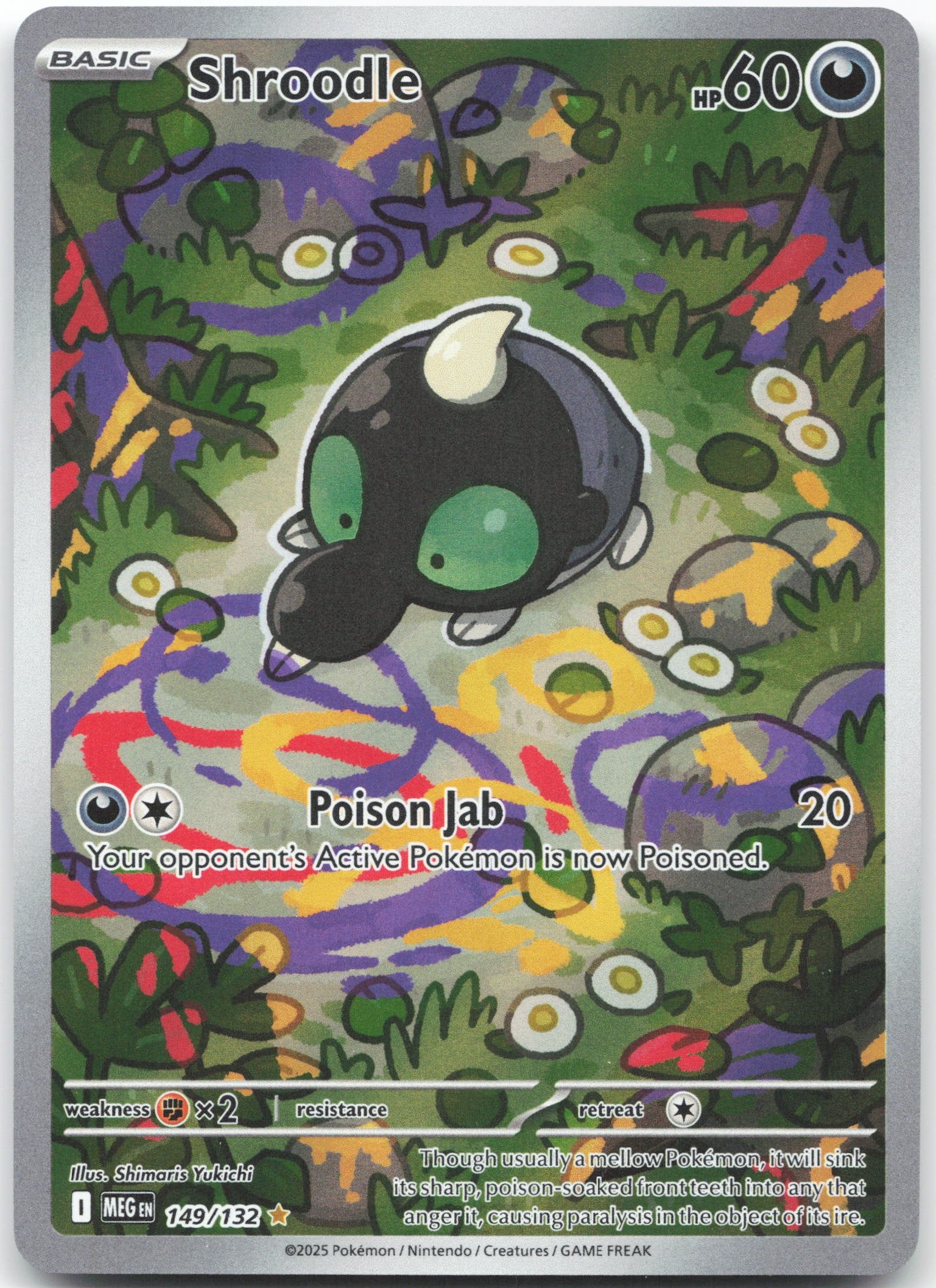 Shroodle - Illustration Rare ME01: Mega Evolution 149/132 NM