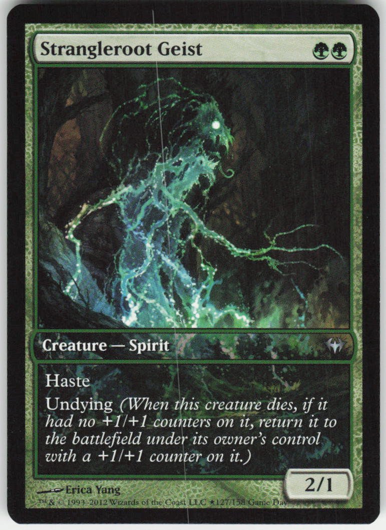 Strangleroot Geist P Game Day & Store Championship Promos 127 NM