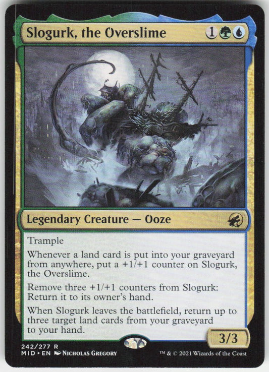 Slogurk, the Overslime R Innistrad: Midnight Hunt 242 NM