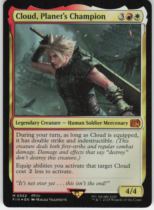 Cloud, Planet's Champion M FINAL FANTASY 552 NM Foil